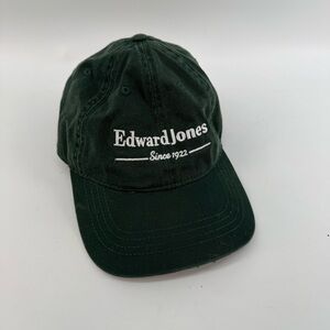 Edward Jones Embroidered Green Hat Adjustable Cap Hat